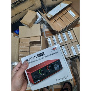 đầu thu âm focusrite solo gen 3