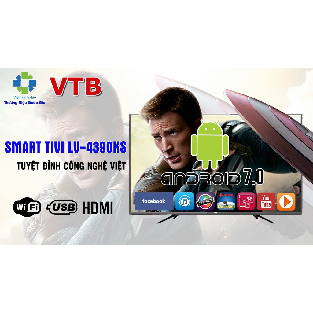 Smart Tivi Karaoke VTB FHD 43 Inch LV4390KS