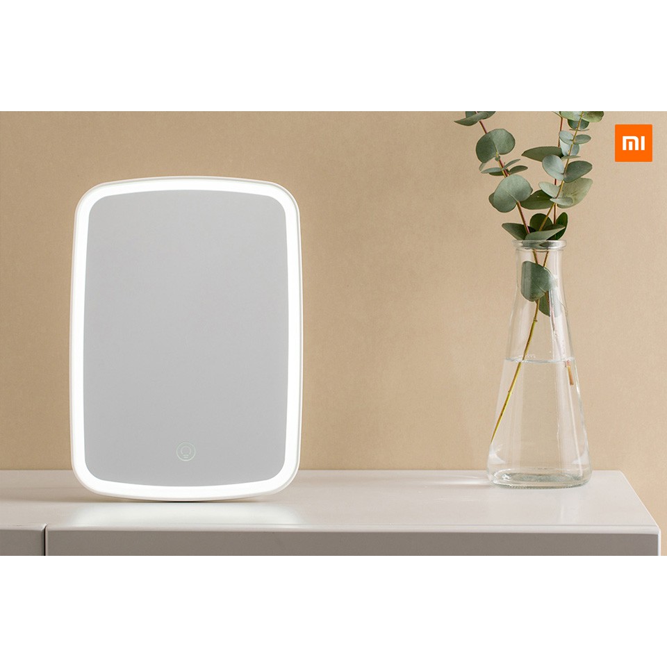 Gương trang điểm Xiaomi Mijia có đèn LED MJHZJ01-ZJ điều chỉnh ánh sáng để bàn cầm tay thông minh nặn mụn cute mini gập