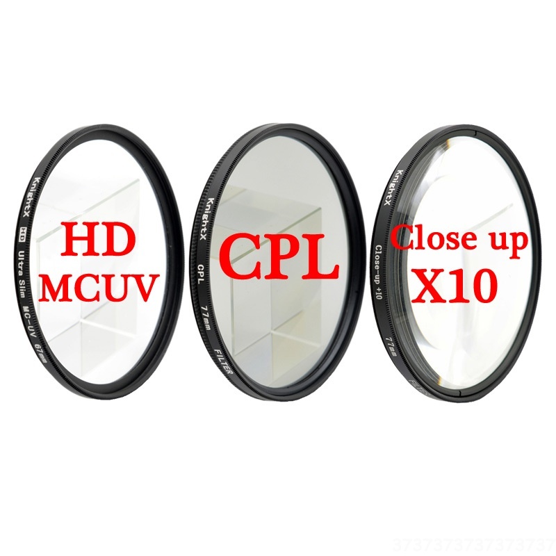 Bộ Lọc Ống Kính Máy Ảnh Hd Mc-Uv + 10 Lens 52mm 55mm 62mm 67mm