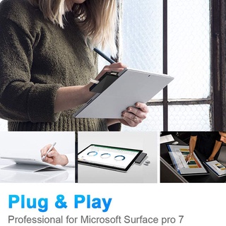 Bộ chia 7 cổng USB Type C 7 trong 1 cho Surface Pro

