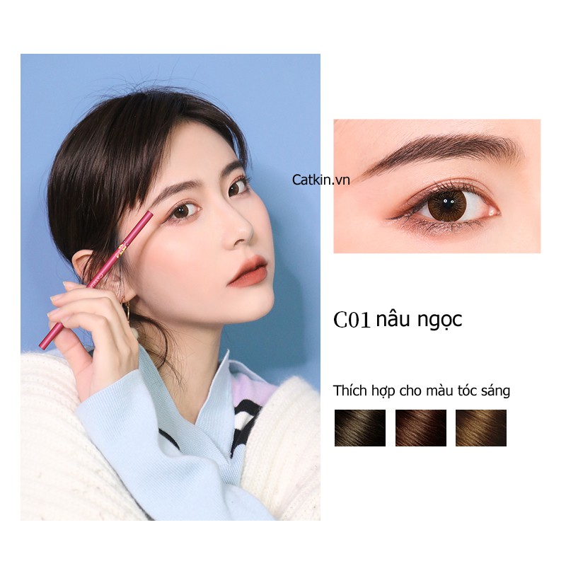Chì kẻ lông mày nội địa trung Catkin 2021 – Catkin Jade Eyebrow Pencil | BigBuy360 - bigbuy360.vn