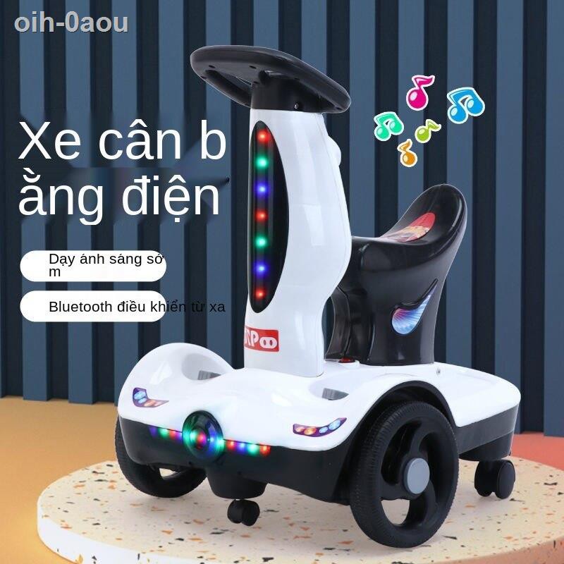 [bán chạy]xe máy điện trẻ em cân bằng có thể ngồi trên tập đi cho bé, drift điều khiển từ xa của trẻ, đẩy đồ chơi