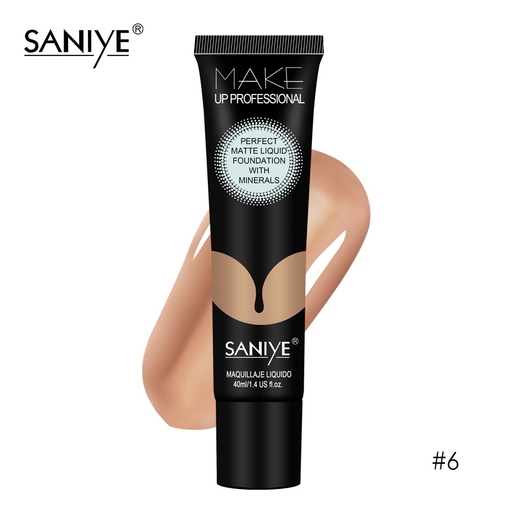 Kem Nền Dạng Lỏng SANIYE R1184 Giúp Che Khuyết Điểm 40ml | BigBuy360 - bigbuy360.vn