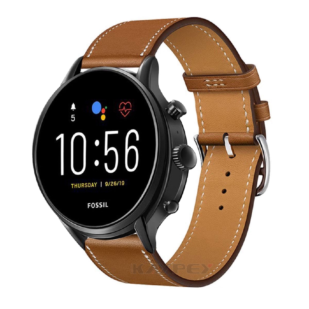 Dây đeo da thay thế 22mm cho đồng hồ Huawei Watch GT 5 Carlyle HR Gen 3 Gen 4 Q Explorist HR