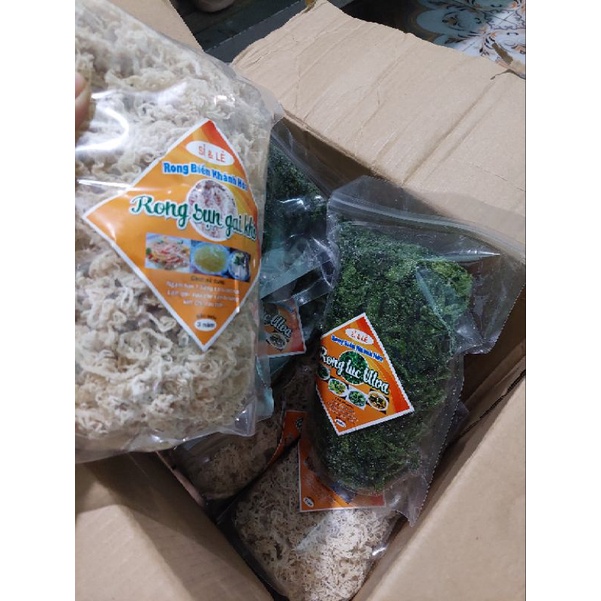RONG LỤC ULVA Khánh Hòa sấy lạnh đóng gói 500g luôn mới mỗi ngày