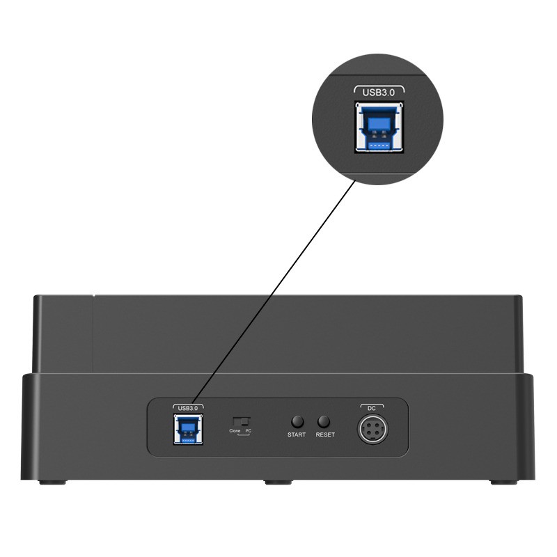 Dock 4 bay orico 6648us3-c, nhận 4 ổ 14T | BigBuy360 - bigbuy360.vn