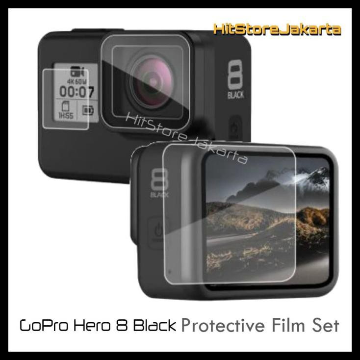 Set Phim Dán Bảo Vệ Chống Trầy Xước Màu Đen Dành Cho Gopro Hero 8 | BigBuy360 - bigbuy360.vn