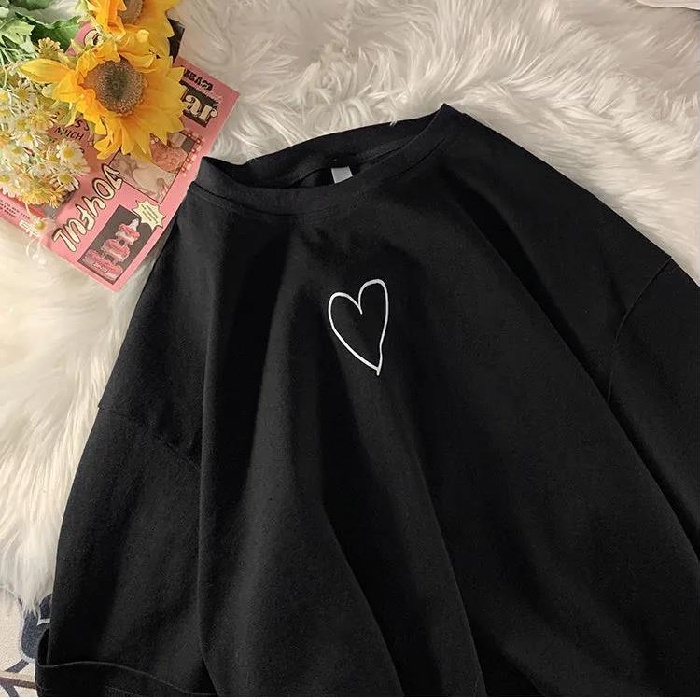 NRVP Áo Thun 100% Cotton Dáng Rộng Thời Trang Hàn Quốc Cho Nữ