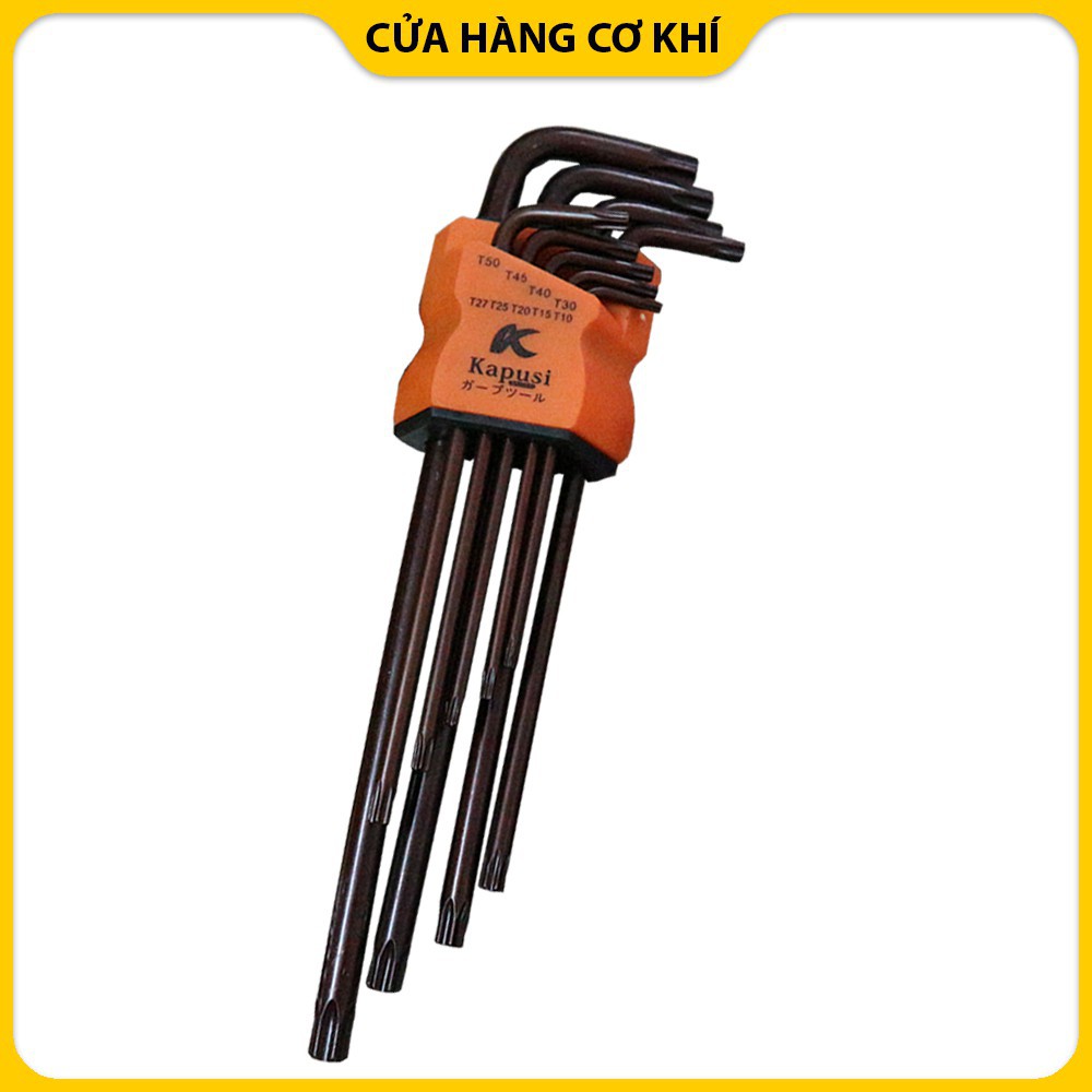 1.5-10MM BỘ LỤC GIÁC 9 CÂY HỆ MÉT NHẬT BẢN KAPUSI .