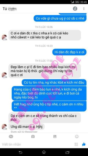 Chỉ kích mí siêu dính