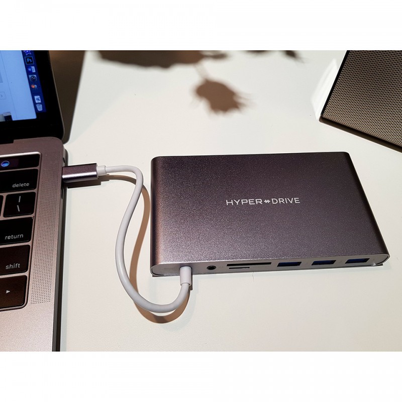 HyperDrive DRIVE Ultimate USB-C Hub Full Cổng Hàng Chính Hãng