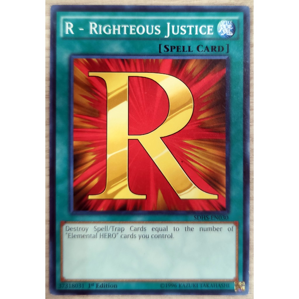 [Thẻ Yugioh] R - Righteous Justice |EN| Common (GX)