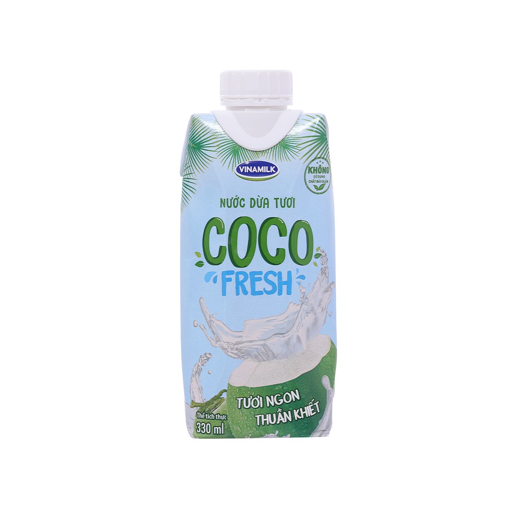 5 hộp nước dừa tươi Vinamilk Coco Fresh 330ml