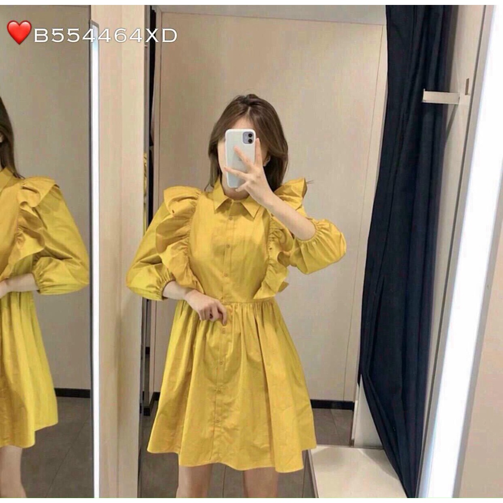 Đầm Kate Kiểu Sơ Mi Tay 3/4 - Đầm Sang Trọng, Thanh Lịch - Phù Hợp Cho Nàng Đi Làm, Đi Chơi, Dạo Phố - Hàng Chuẩn Shop