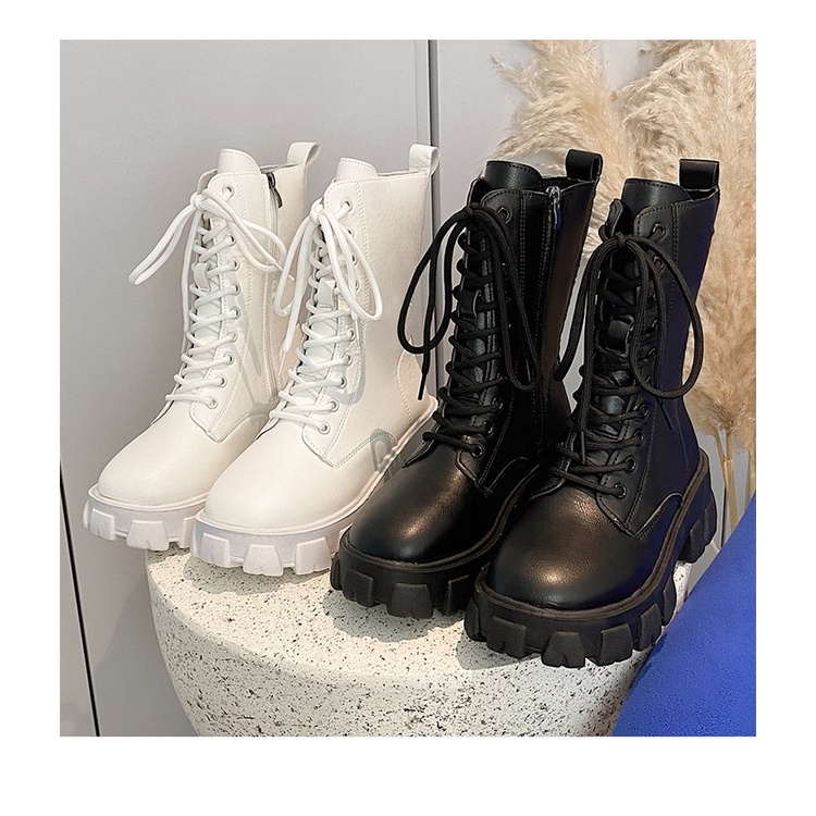 Giày bốt cổ cao mũi kiểu dáng thời trang cho nữ | BigBuy360 - bigbuy360.vn