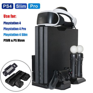 Bộ đế đứng tản nhiệt tích hợp sạc cho máy chơi game PS4/PS4 SLIM/PS4 PRO/PS4 VR kèm phụ kiện