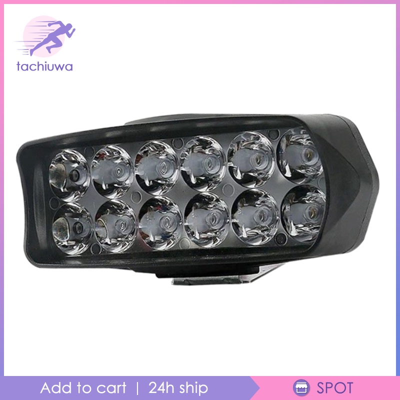 [TACHIUWA]12 LED Universal Motorcycle Spot Light Headlight Headlamp Driving Light