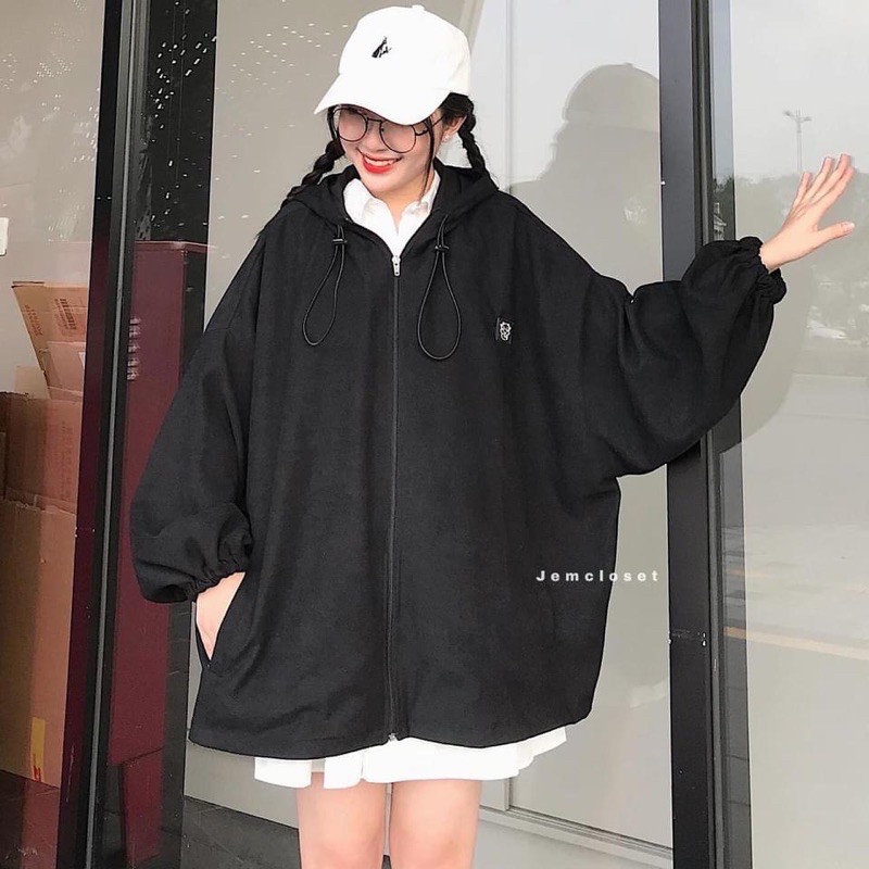 ÁO KHOÁC NHUNG TĂM LOGO NGỰC | BigBuy360 - bigbuy360.vn