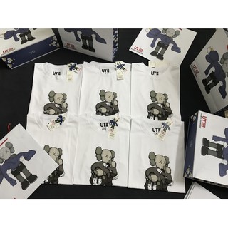 Áo phông gấu Kaws mẫu 4 - tặng kèm túi giấy mỗi áo (Ảnh-video thật)