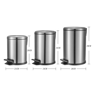 Thùng rác inox