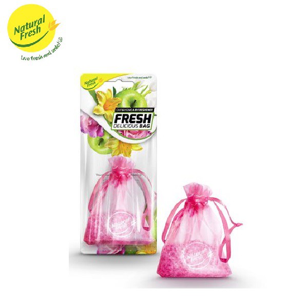 [MUA 1 TẶNG1] Túi Thơm Treo Xe Tinh Dầu Thiên Nhiên Natural Fresh Fresh Bag