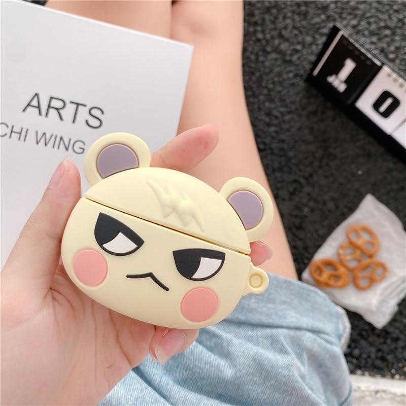 ☘️Tặng kèm dây đeo☘️Case Airpod 1 2 ...Vỏ bao bọc bear Panda đựng tai nghe không dây Gấu Trúc airpods silicon