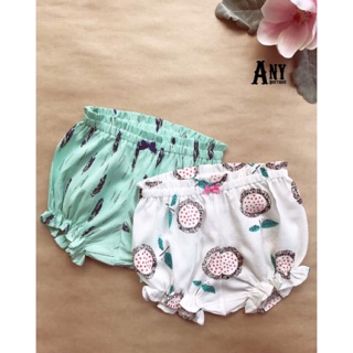 [CHO ĐỔI SIZE] Quần Phồng Bé Gái Set 2 Chiếc Vải mịn Bé mặc thoáng mát rộng rãi