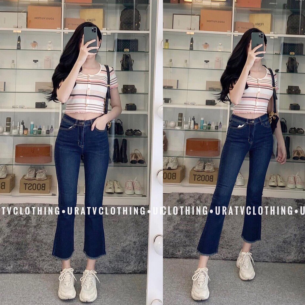 [CÓ SẴN- ẢNH CHÍNH CHỦ] Quần loe 9t tua lai MANG0