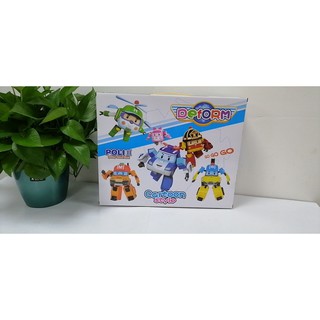ĐỒ CHƠI ĐỘI BAY SIÊU ĐẲNG ROBOCAR POLI 06 CON