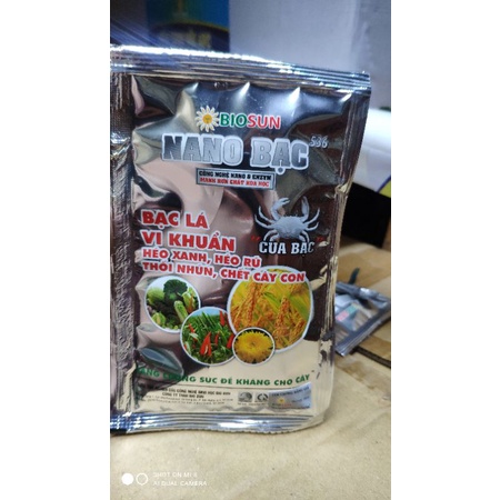 Chế phẩm Nano bạc phòng trừ thán thư héo xanh thối thân