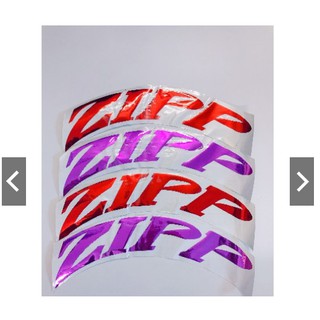 miếng dán xe, dán vành xe đạp chữ ZIPP