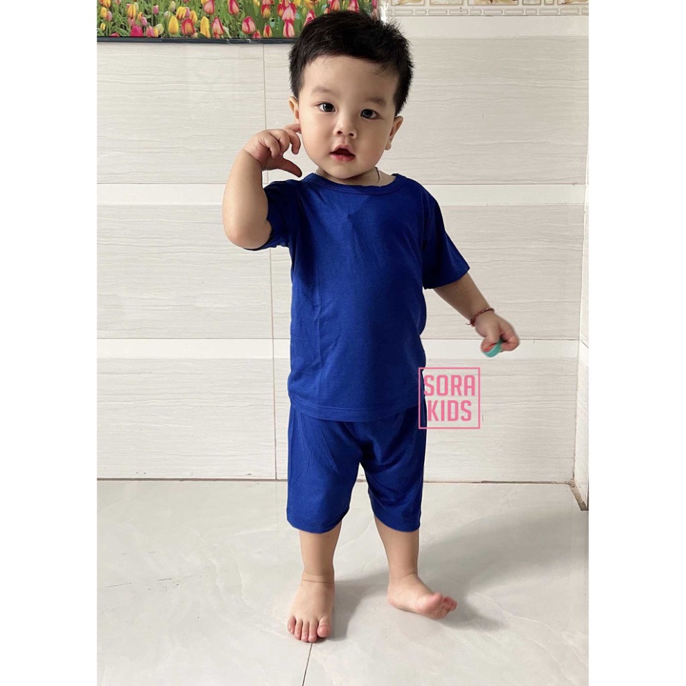 [DEAL SỐC] đồ bộ bé trai, bé gái Minky Mom vải thun lạnh, bộ cộc tay cho bé mặc nhà mùa hè từ 9kg-18kg