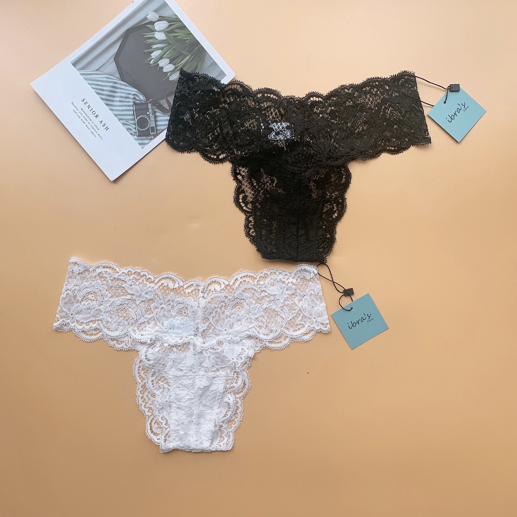 Quần lót lọt khe ren chữ T xuyên thấu nữ sexy IBRA'S STORE i59