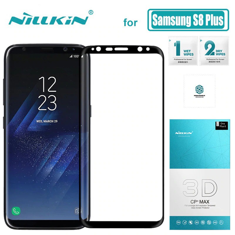 [GIÁ TỐT] MIẾNG DÁN CƯỜNG LỰC SAMSUNG GALAXY S8 PLUS NILLKIN 3D CP+MAX CHÍNH HÃNG