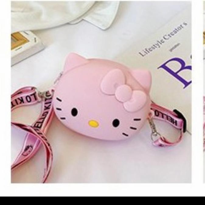 Túi Đeo Chéo Hình Hello Kitty Xinh Xắn Cho Bé Hellokitty