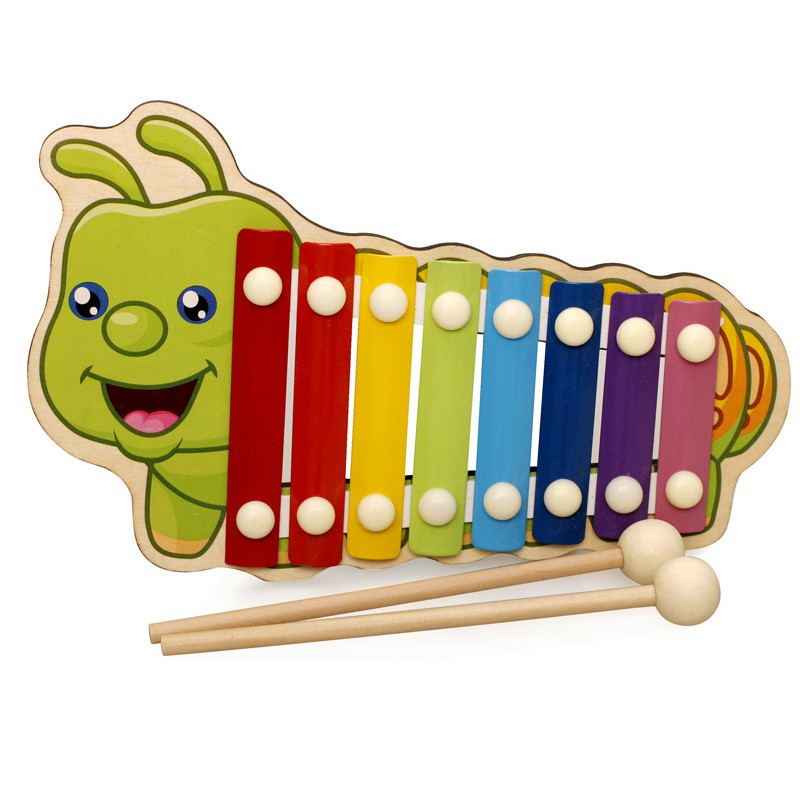 Đàn gõ 8 thanh bằng gỗ - Đồ chơi âm nhạc, Nhạc cụ, đồ chơi gỗ, đồ chơi thông minh