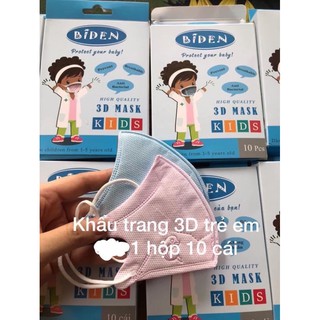 Khẩu Trang 3D Biden cho bé hộp 10 cái