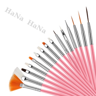 Cọ vẽ móng sét 15 cây , cọ vẽ nail