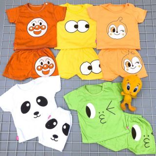 Com bo 5 bộ cotton hình thú cho bé