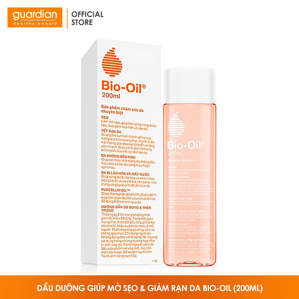 Dầu Dưỡng Giúp Mờ Sẹo & Giảm Rạn Da Bio Oil 200ml