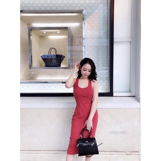 váy body  ba lỗ len  gân
