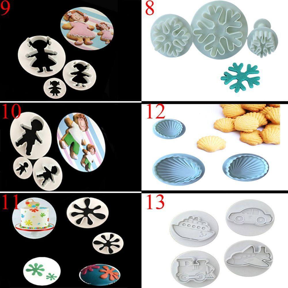 Khuôn Nhựa Cắt Bánh Quy Hình Bông Tuyết Xinh Xắn