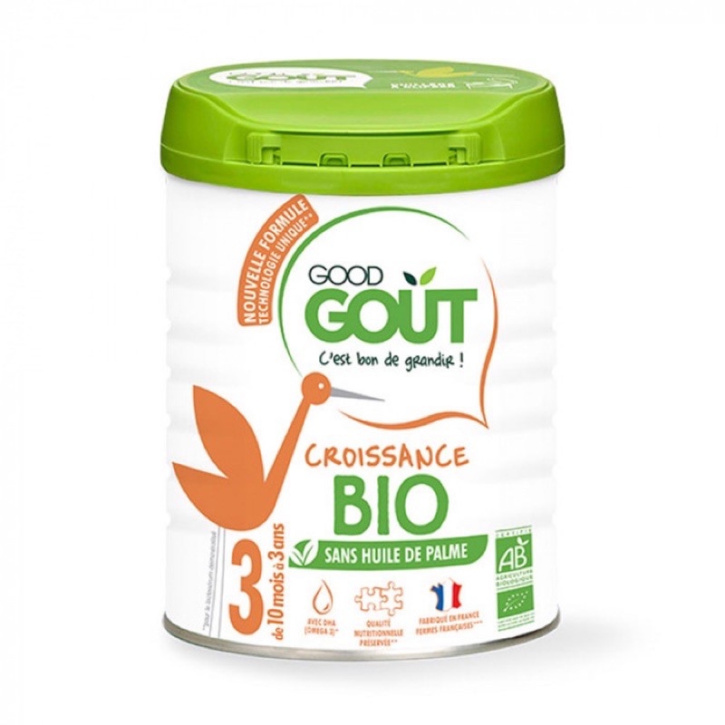 Sữa Good Gout hữu cơ số 3 cho trẻ 1 tuổi 800g