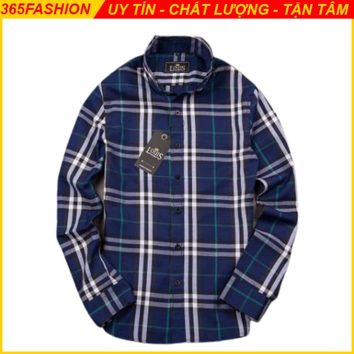 Áo Sơ Mi Nam Kẻ Bubery, Phong Cách Bụi Bặm, Trẻ Trung, Năng Động, Cá tính - 365fashion