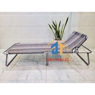 Giường xếp vải lưới khung sắt cỡ lớn - GX02(RỘNG 70CM X DÀI 1m9)