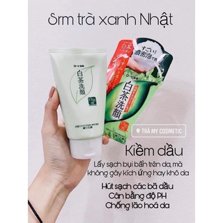 Sữa rửa mặt trà xanh Rohto Shirochasou Green Tea Foam Nhật Bản