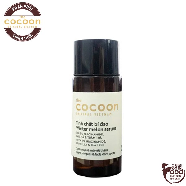 [Mini 15ml] Tinh Chất Kiểm Soát Bã Nhờn, Dưỡng Sáng Da Chiết Xuất Bí Đao The Cocoon Winter Melon Serum