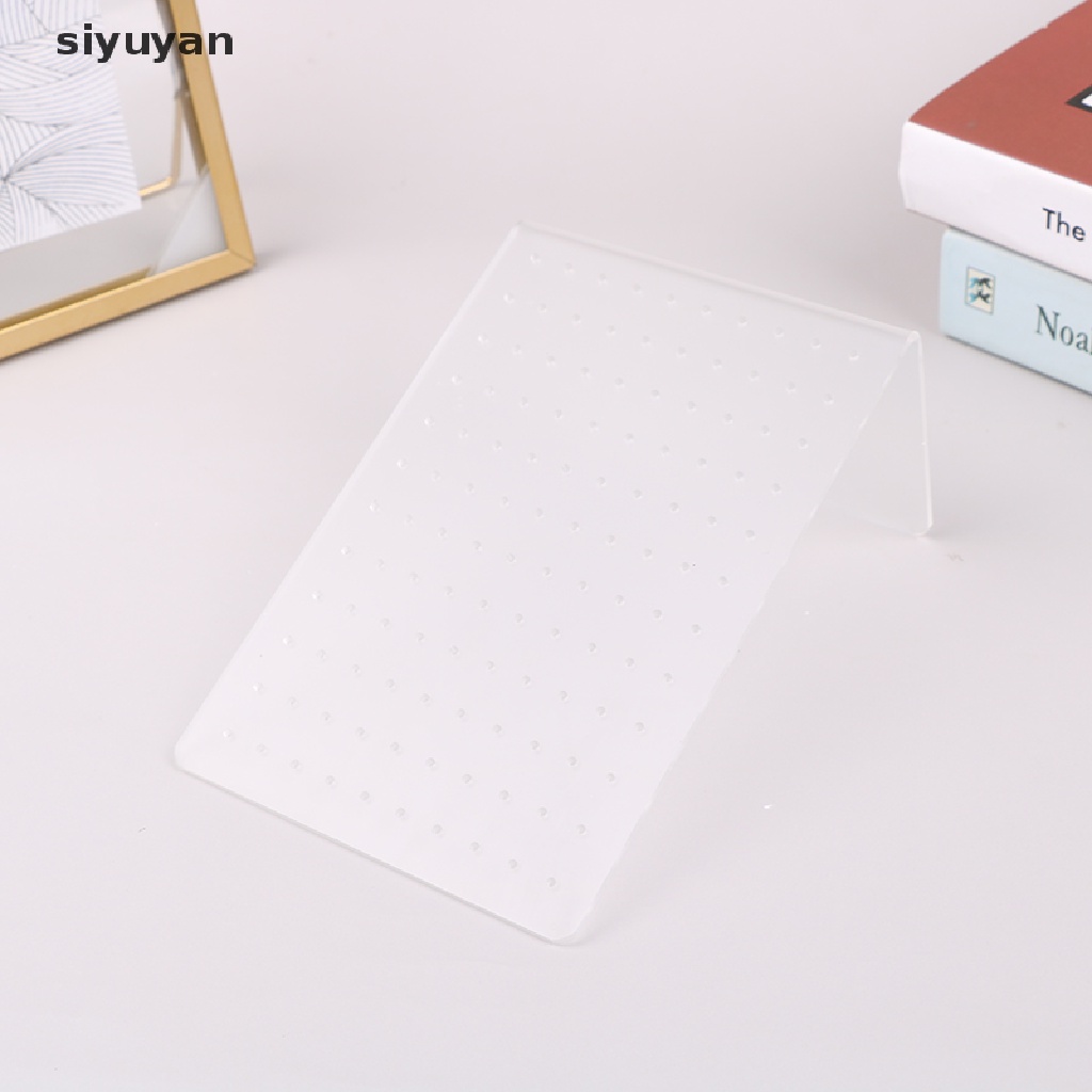 Giá Đỡ Trưng Bày Khuyên Tai 120 Lỗ Chất Liệu Acrylic