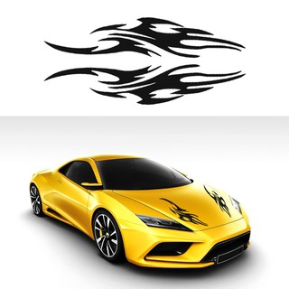 Decal dán xe hơi hình ngọn lửa